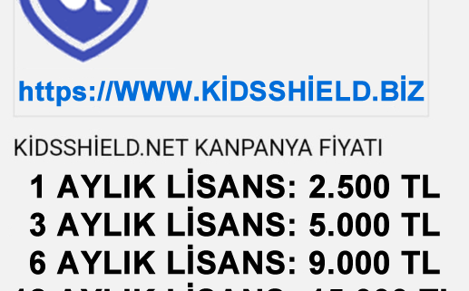 Kidsshield Fiyatları